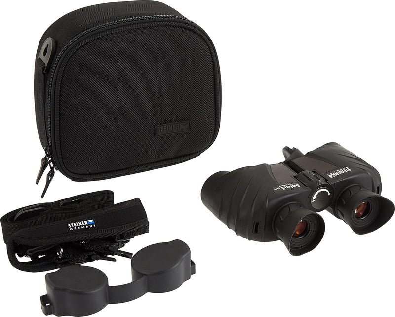 Steiner Safari Ultrasharp 10X30 CF Binoculars with Carrying Case - Image 1