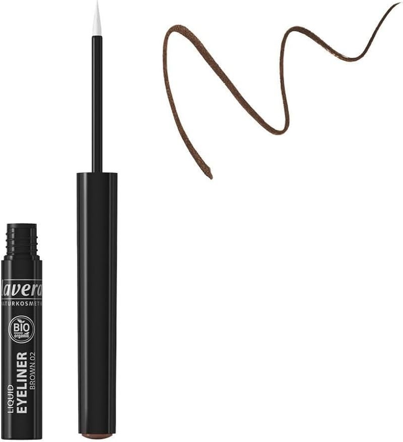 lavera Liquid Eyeliner Black For an expressive look Organic blossom extracts organic oils Vegan Natural cosmetics Makeup Organic plant ingredients 100 natural makeup 28 ml
