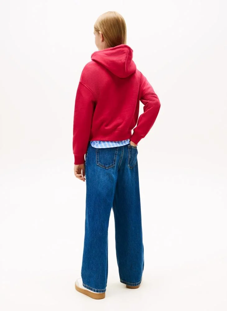 TOMMY HILFIGER Kids Rhine Stone Flag Hoodie