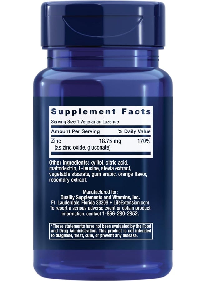 أقراص الزنك، بنكهة الحمضيات الطبيعية - البرتقال، 60 قرص نباتي