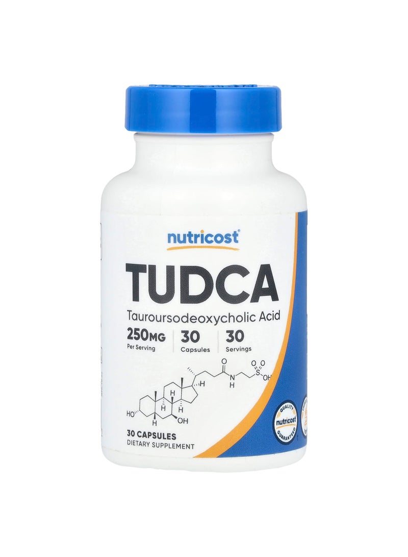 TUDCA, 250 mg, 30 Capsules