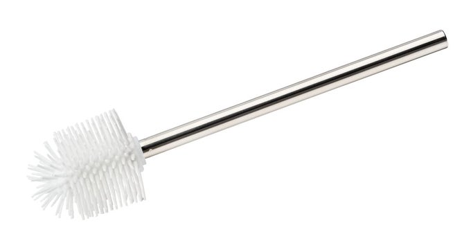 SILICONE REPLACEMENT TOILET BRUSH WITH NONSTICK EFFECT WHITE 75 CM