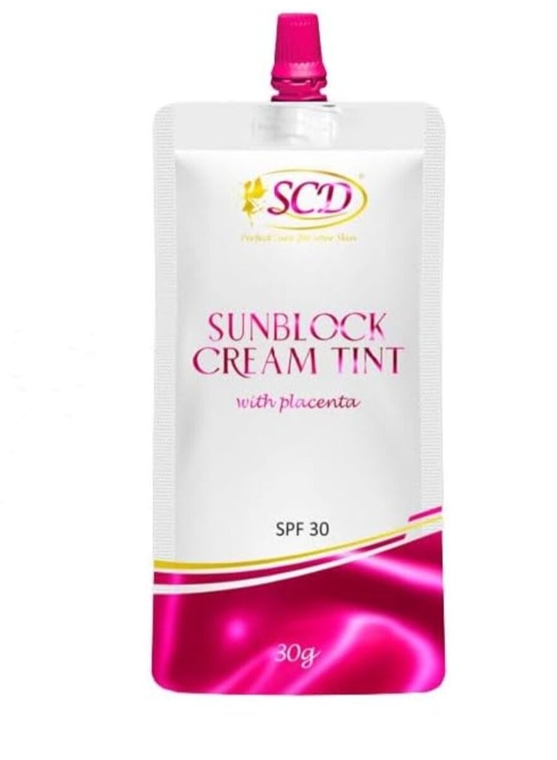 إس سي دي كريم واقي من الشمس مع البلاسينتا 30 جرام