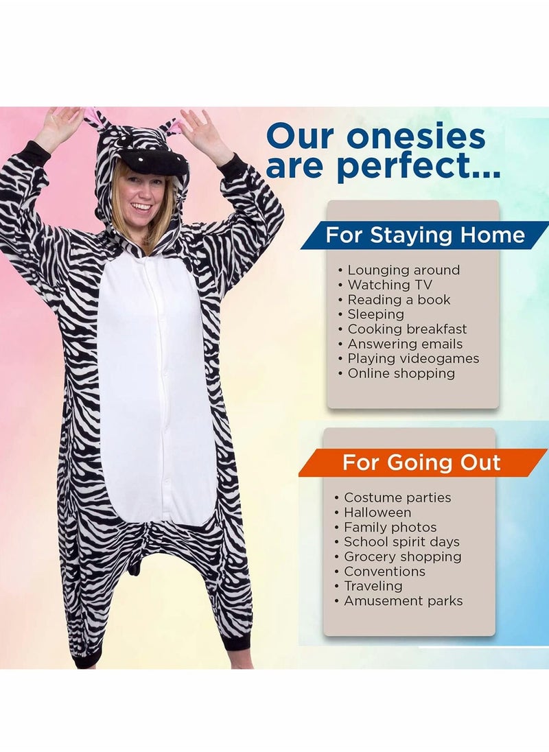Excefore - Onesie Pajamas, Unisex Adult Pajamas, Animal Costume Adult Unisex Hooded Sleepwear Cosplay - Image 1
