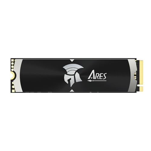 DATO Gen4 SSD with Heatsink 1TB NVMe PCIe 4.0 M.2 2280 Up to 7200/6850MB/s High Performance SSD for Gaming Creation – Ares Dark Sword Lite - Image 1
