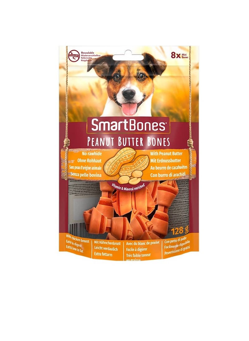 SmartBones Smartbones Peanut Butter Mini 8Ct 