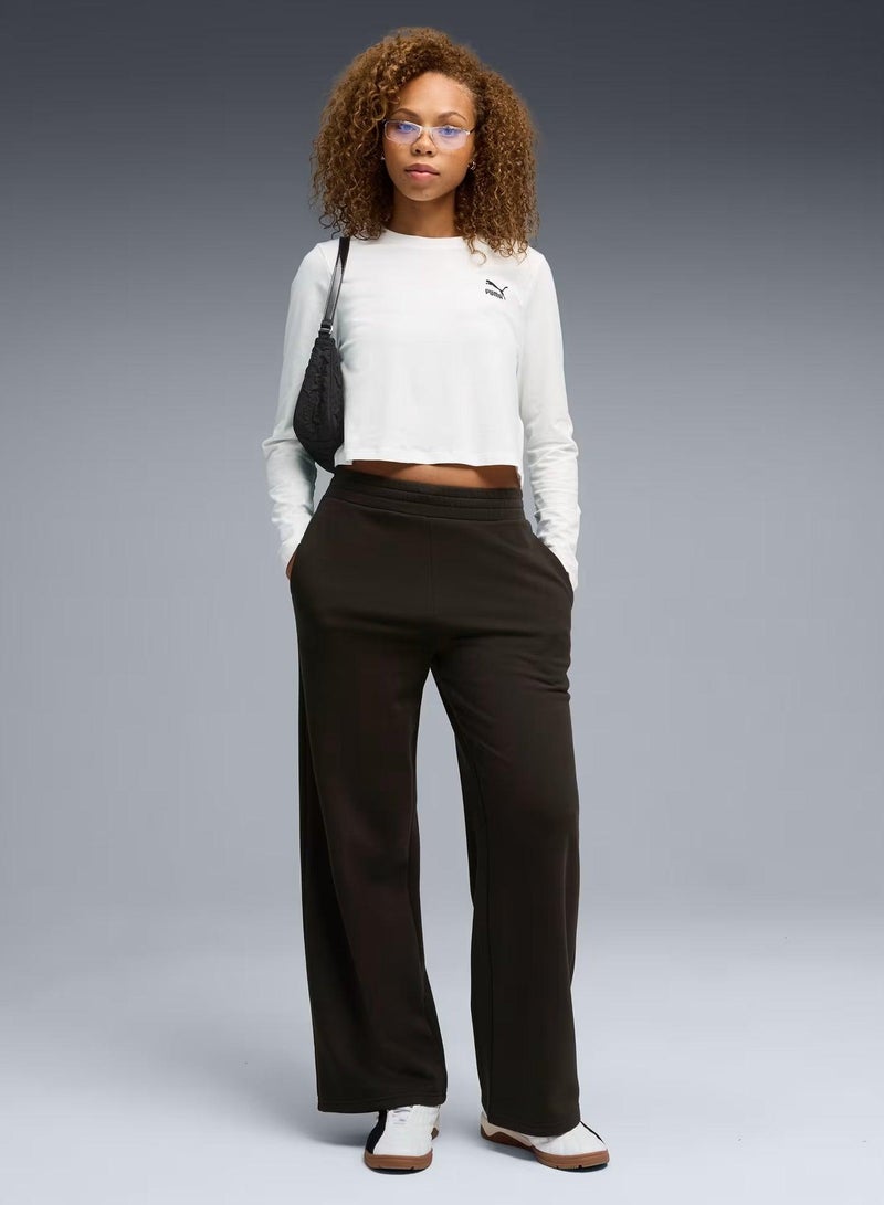 بوما بنطلون واسع الساق عالي الخصر مزين بالترتر - Image 3