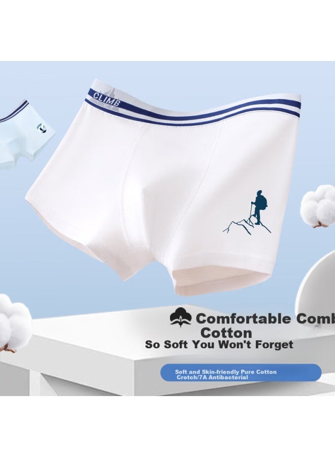 Top Melon Melon Teenage Underwear Development Period 12-16 Years Old Cotton Youth Junior High School High School Students Children Big Children Square Pants - Image 2