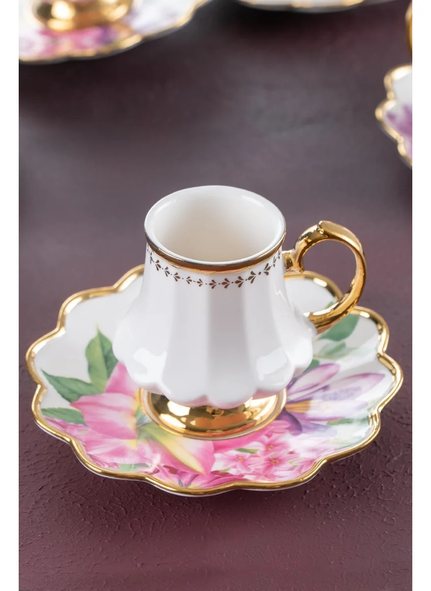 Acar Sofiya Set of 6 Coffee Cups - 90 Ml