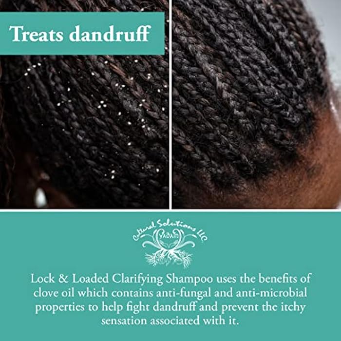 Yadain Locked N Loaded Clarifying Shampoo for Oily Hair And Scalp - Refreshes Scalp & Removes Buildup Shampoo For All Hair Types, 12oz - Image 3