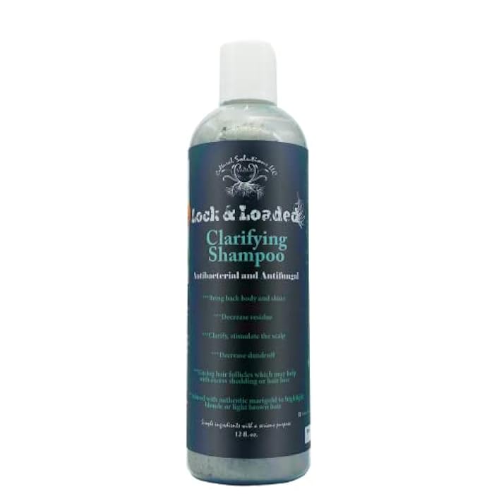 Yadain Locked N Loaded Clarifying Shampoo for Oily Hair And Scalp - Refreshes Scalp & Removes Buildup Shampoo For All Hair Types, 12oz - Image 1