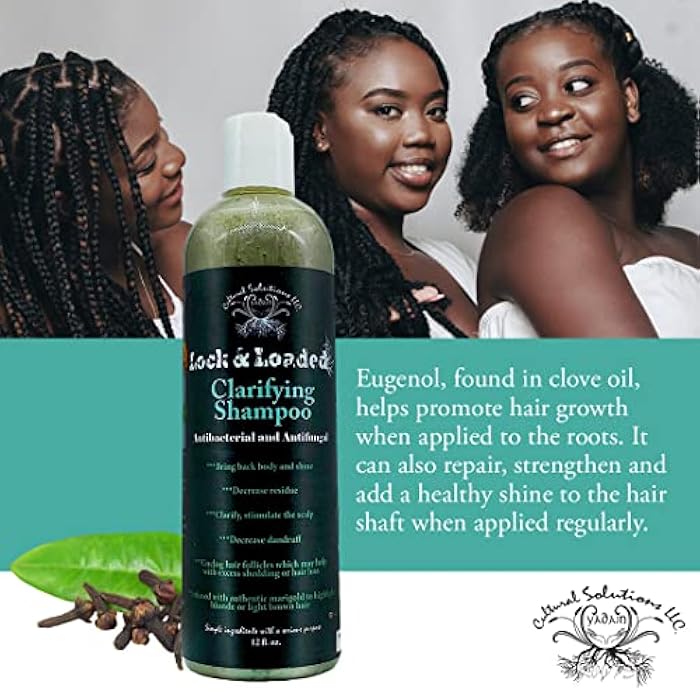 Yadain Locked N Loaded Clarifying Shampoo for Oily Hair And Scalp - Refreshes Scalp & Removes Buildup Shampoo For All Hair Types, 12oz - Image 2
