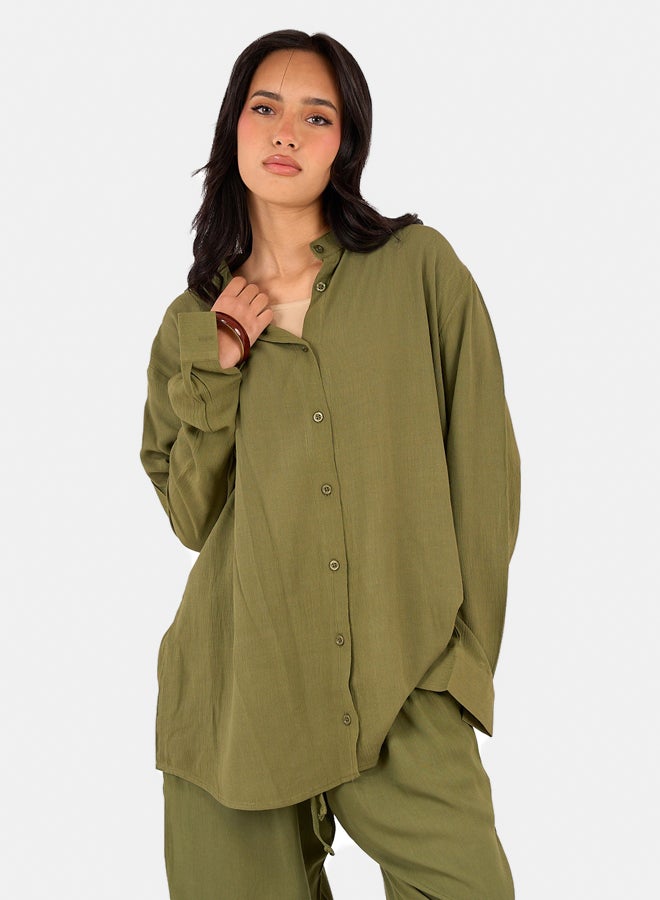 Clue Lightweight Tencel Shirt  - Image 1