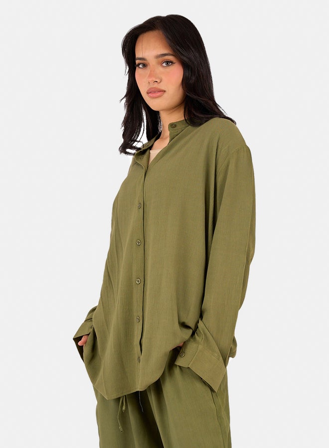 Clue Lightweight Tencel Shirt  - Image 2