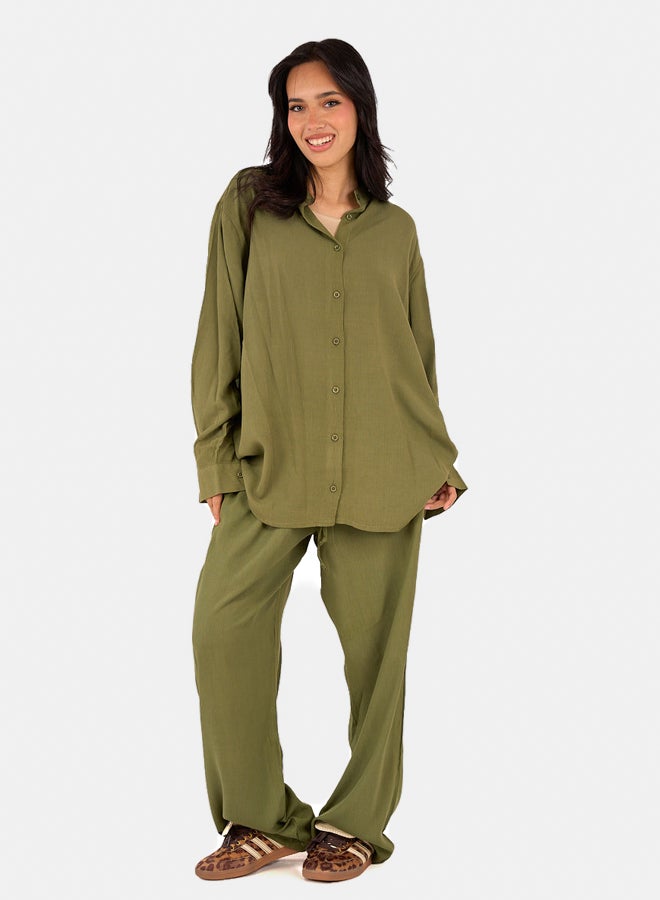 Clue Lightweight Tencel Shirt  - Image 4