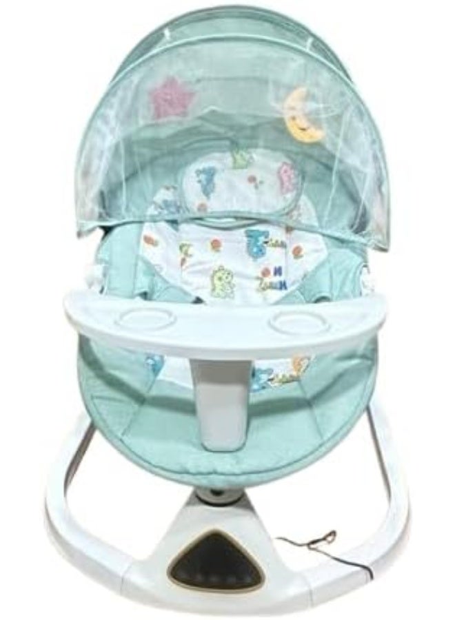 Baby Swings for Infants, Portable Bluetooth Enabled Baby Rocker with 5 Natural Swing Ranges & 10 Preset Sleep Music, Auto-sensing Start-stop System, Remote Control newborn swing - Image 4