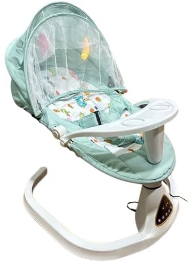 Baby Swings for Infants, Portable Bluetooth Enabled Baby Rocker with 5 Natural Swing Ranges & 10 Preset Sleep Music, Auto-sensing Start-stop System, Remote Control newborn swing - Image 3