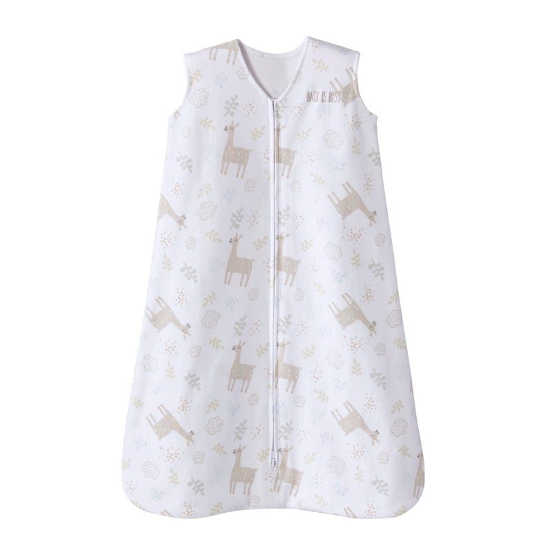 HALO SleepSack 100 Cotton Wearable Blanket Swaddle Transition Sleeping Bag TOG 05 Llama Sand Size XLarge 1824 Months - Image 2