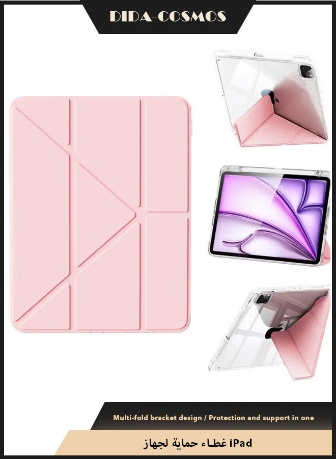 dida-cosmos Case for iPad (A16) 11th 11 inch  iPad 11 Case/Case For iPad 10th Gen Case 2022 iPad 10 Case Slim Stand Soft Clear Transparent Shell Back with Pencil Holder Smart Cover for 11" iPad 11th - Image 1