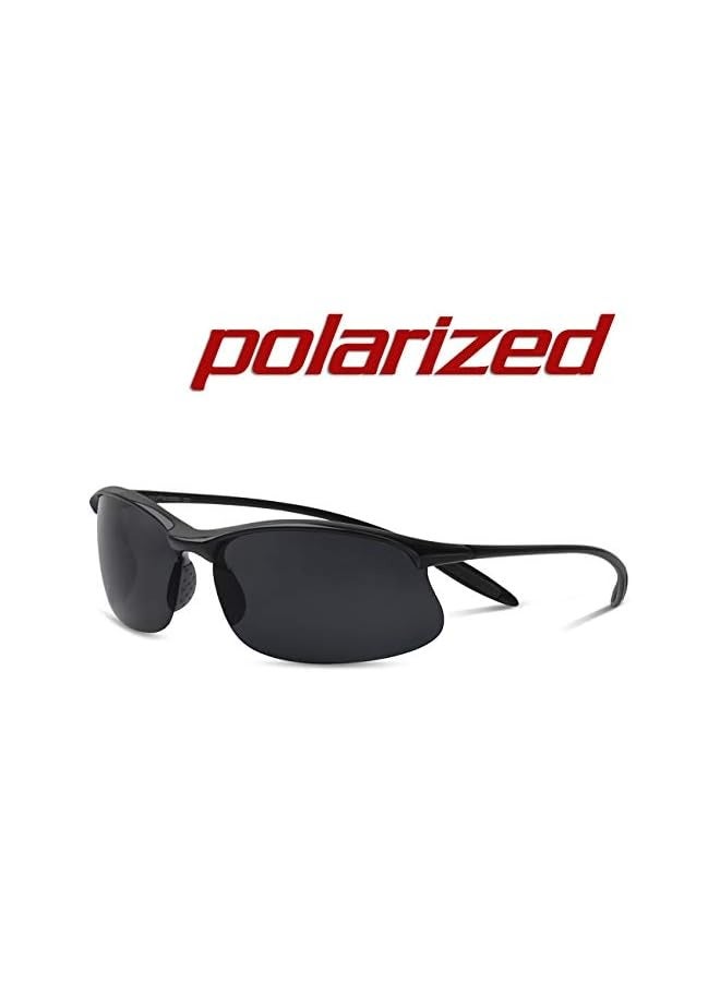 بروماس نظارات شمسية رياضية مستقطبة للرجال والنساء، إطار Tr90 غير قابل للكسر للجري وصيد الأسماك وقيادة البيسبول 8002 - Image 3