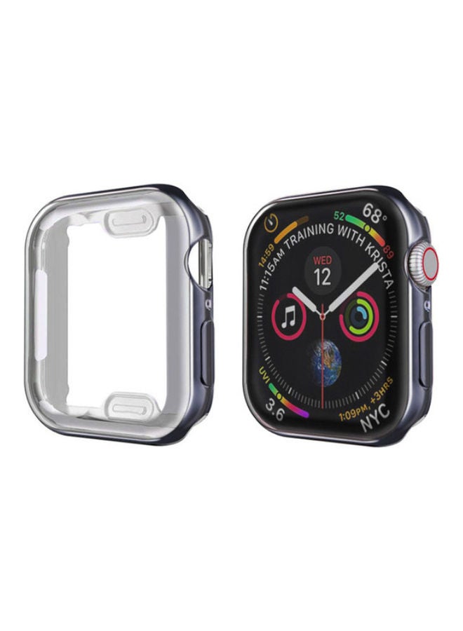 NIBEMINENT Toughed Film Protective Case Suitable For Apple Watch 6 Generation Grey - Image 1