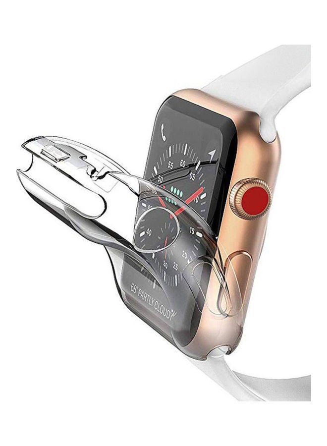 NIBEMINENT Toughed Film Protective Case Suitable For Apple Watch 6 Generation Grey - Image 2