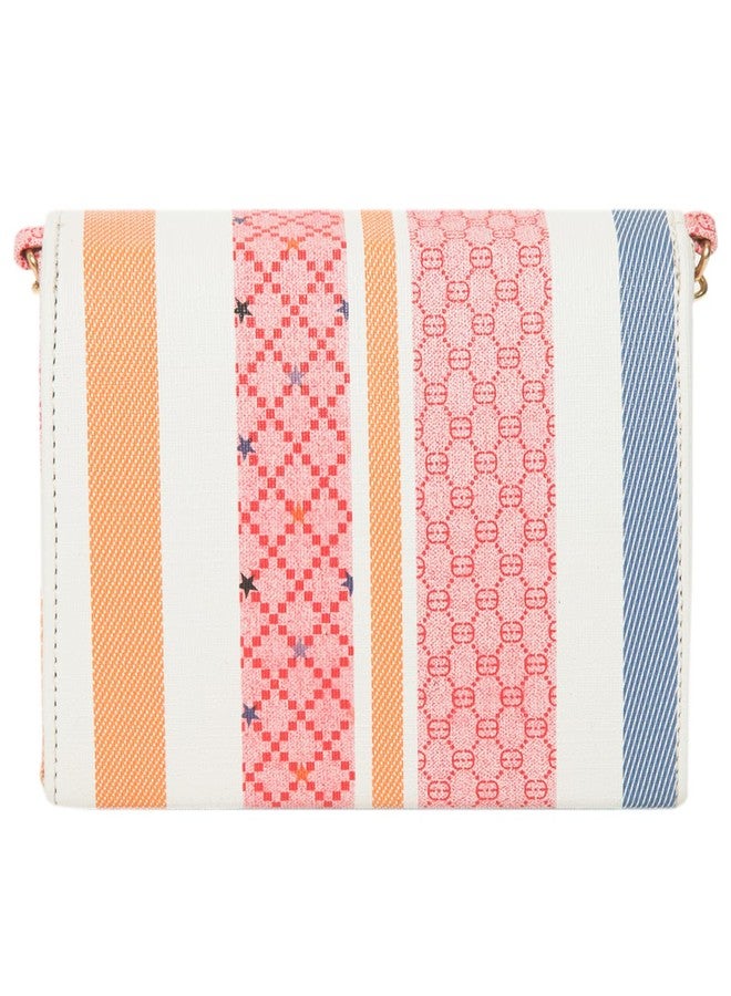 ADISA حقيبة كتف مخططة للنساء والفتيات من أديسا (SL5100-PIN_Pink) - Image 4