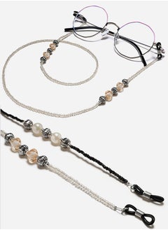 ماركة غير محددة سلسلة نظارات نسائية مزينة بالخرز مضادة للانزلاق  - Image 3