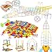 Ggiibro Straw Constructor Toys 800Pcs STEM Building Toy for 3 Year Interlocking Plastic Engineering Toys Thin Tube Blocks Educational Toy Kit for Indoor Kids Toy with a Storage Box - Image 4