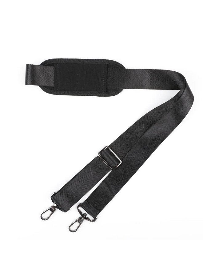 Saco 60 inch Shoulder Strap, Adjustable Thick Soft Nylon Silk Material Universal Replacement Non-Slip Fit Padded with Metal Swivel Hooks for Laptop Shoulder Bag/Laptop Messenger Bag/Crossbody Bag - Image 1