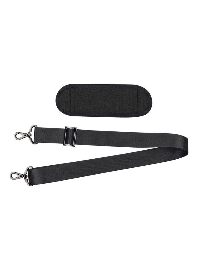 Saco 60 inch Shoulder Strap, Adjustable Thick Soft Nylon Silk Material Universal Replacement Non-Slip Fit Padded with Metal Swivel Hooks for Laptop Shoulder Bag/Laptop Messenger Bag/Crossbody Bag - Image 4