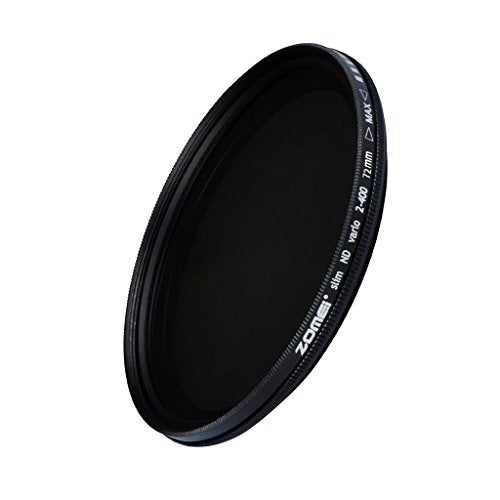Zomei 72mm Ultra Slim ND2-ND400 Fader Variable Neutral Density Adjustable ND Lens Filter Optical Glass - Image 1