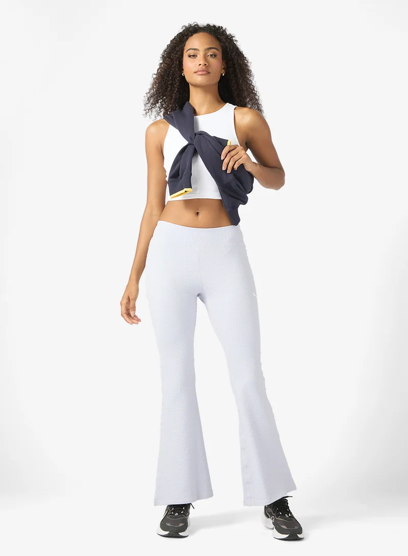 PUMA Dare To Textured Flared Leggings