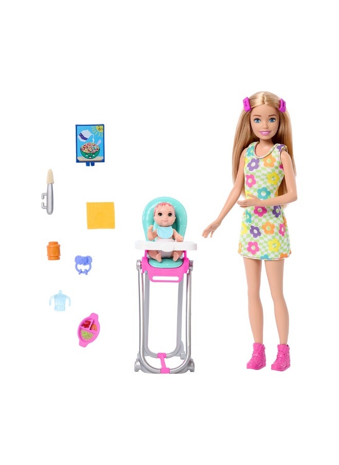 Barbie Barbie Skipper Babysitters Feeding Baby Playset  - Image 2