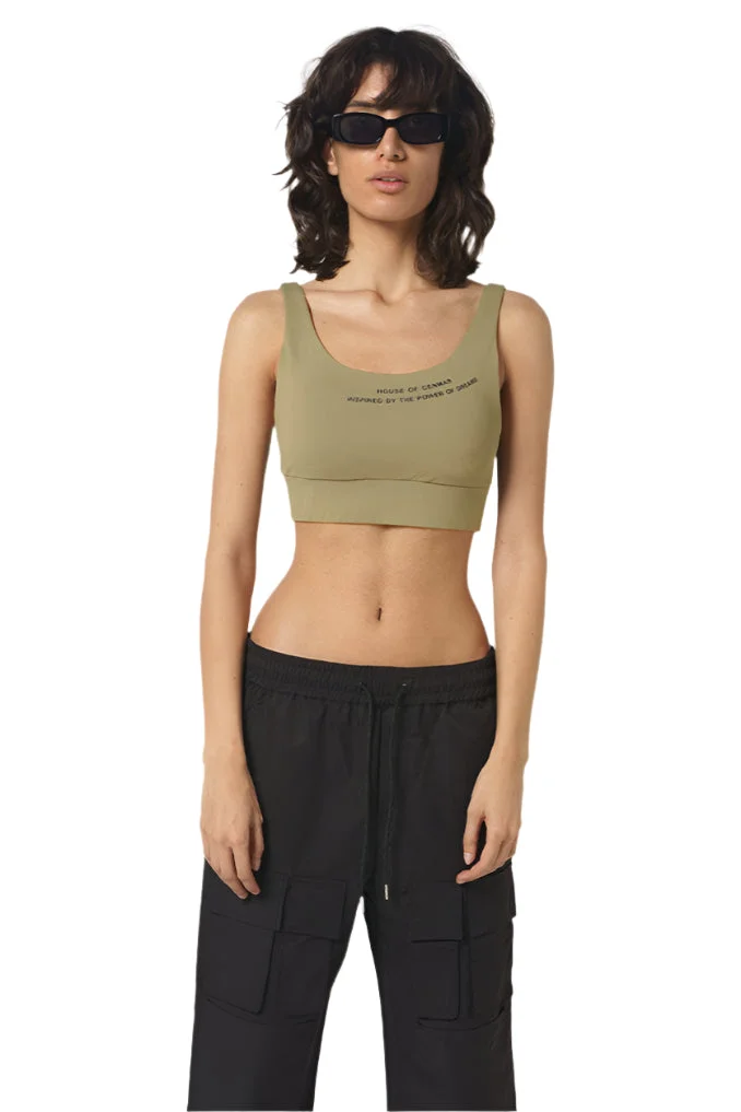 هاوس اوف سينمار Olive Women'S Activewear Bra