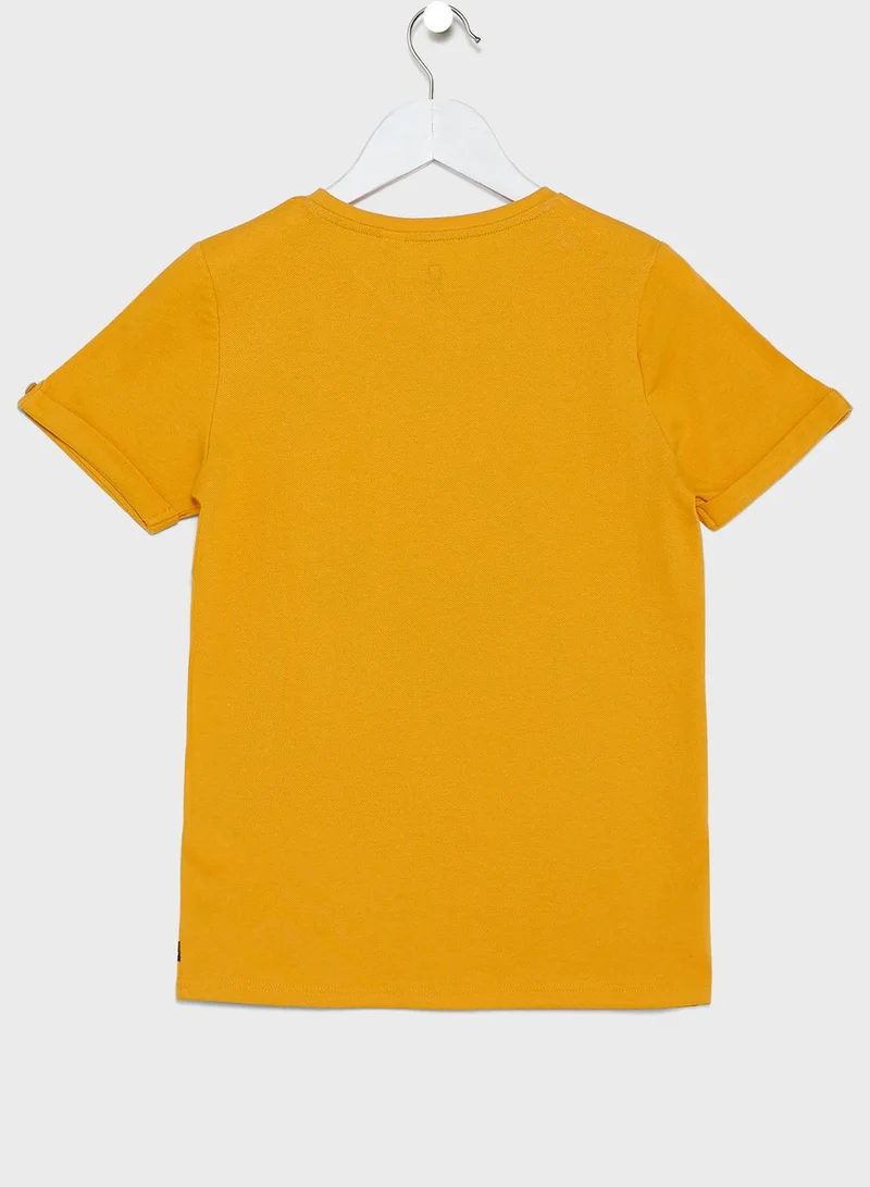 Okaidi Obaibi Kids Graphic Crew Neck T-Shirt
