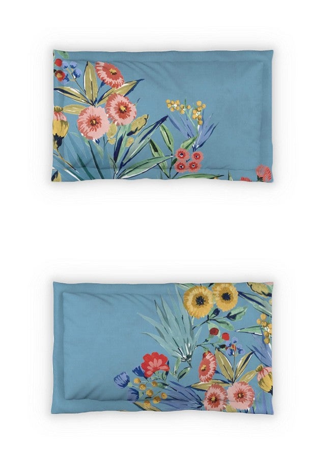 DDECOR Live beautiful DDECOR - Pack of 1 Floral Double Bedsheet with 2 Pillow Covers - Multi  - Image 4