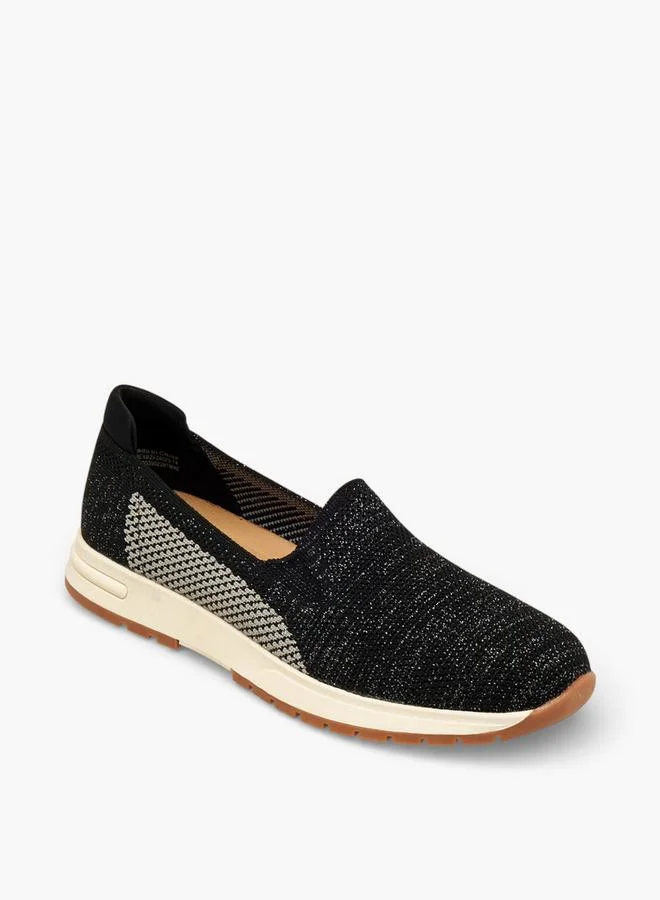 Flora Bella By Shoexpress BLACK Flora Bella Women Slip-On Ankle Sneakers for Women | Best Price UAE