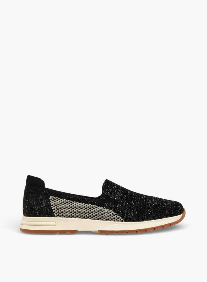 Flora Bella By Shoexpress BLACK Flora Bella Women Slip-On Ankle Sneakers for Women | Best Price UAE