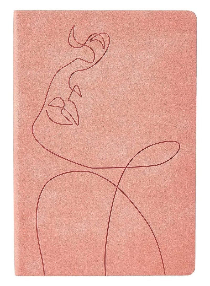 Deli دفتر ملاحظات تنفيذي غلاف ناعم بحجم A5 96 ورقة وردي - Image 2