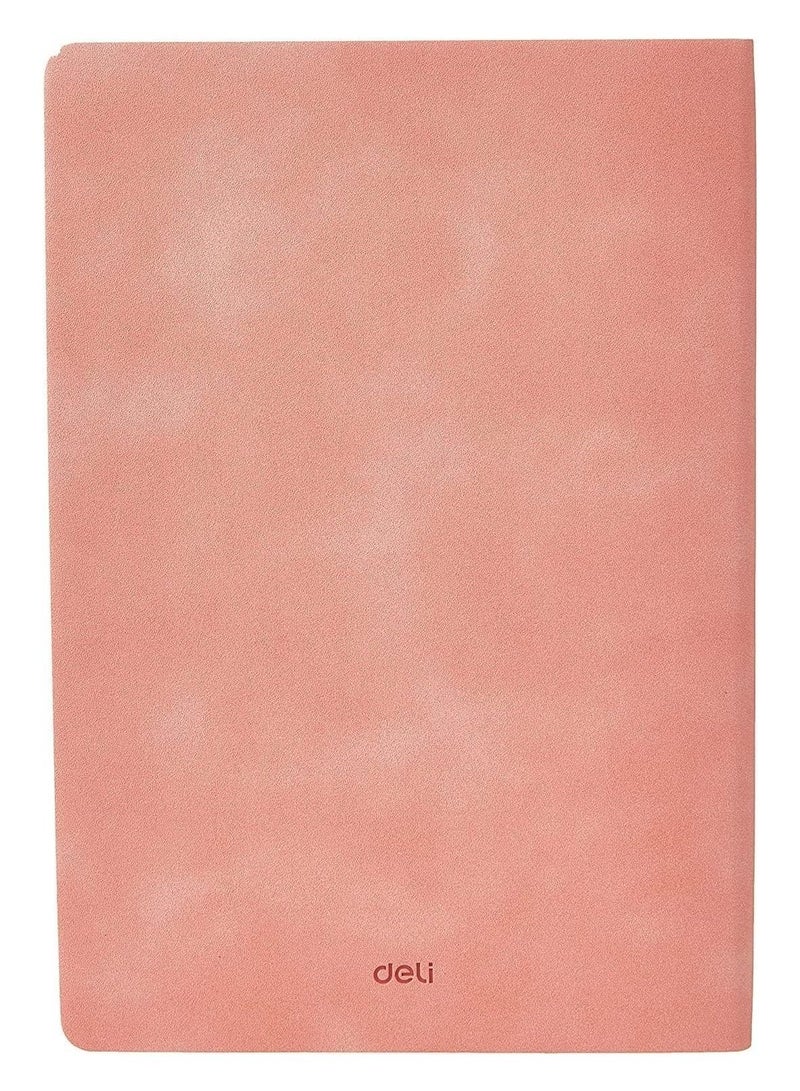 Deli دفتر ملاحظات تنفيذي غلاف ناعم بحجم A5 96 ورقة وردي - Image 3