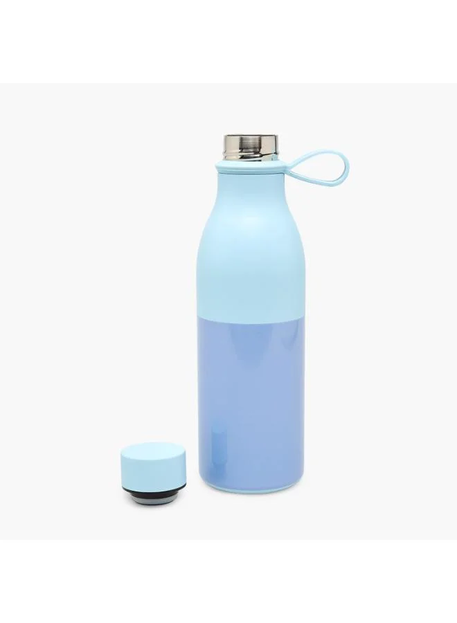 فايندز Findz Stainless Steel Double Wall Insulated Water Bottle with Silicone Handle - 500 ml