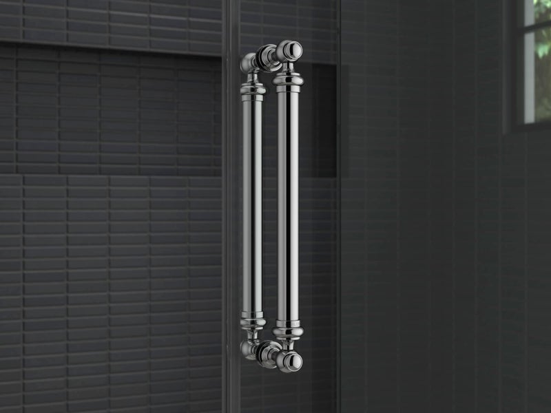 Kohler K-701728-CP 16-7/16" Back to Back Shower Door Handles, Polished Chrome - Image 3