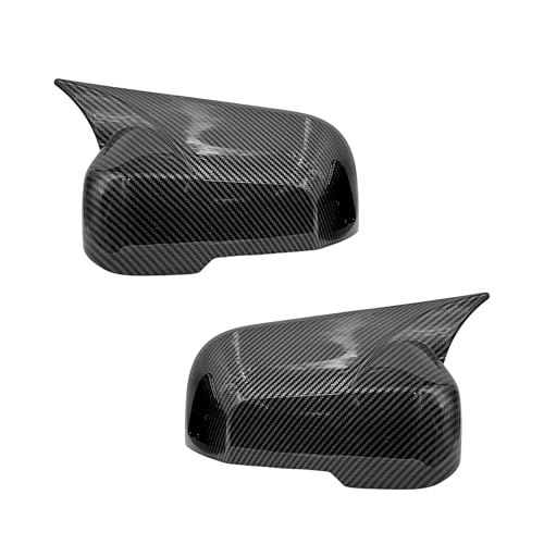 KMH Batman Style Car Mirror Covers Compatible with Mahindra Scorpio N - Car Accessories (Carbon Fiber) Set 2 Pcs - Image 3