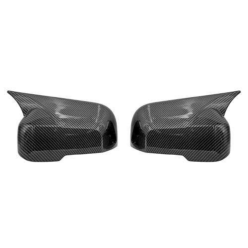 KMH Batman Style Car Mirror Covers Compatible with Mahindra Scorpio N - Car Accessories (Carbon Fiber) Set 2 Pcs - Image 2