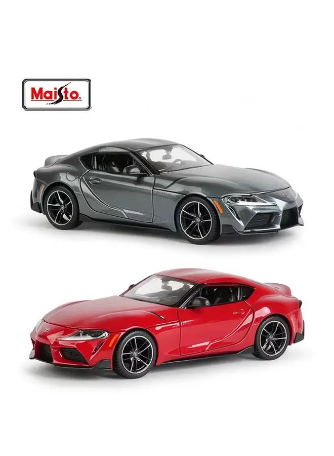 Red Toyota GR Supra Alloy Diecast Model Car Toy Collection Gift - Image 4