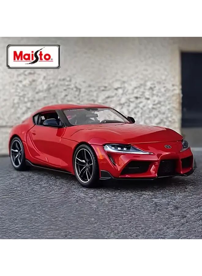 Red Toyota GR Supra Alloy Diecast Model Car Toy Collection Gift - Image 2