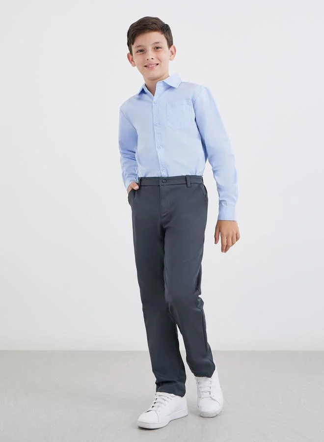 ستايلي Styli Teen Boys school uniform pants