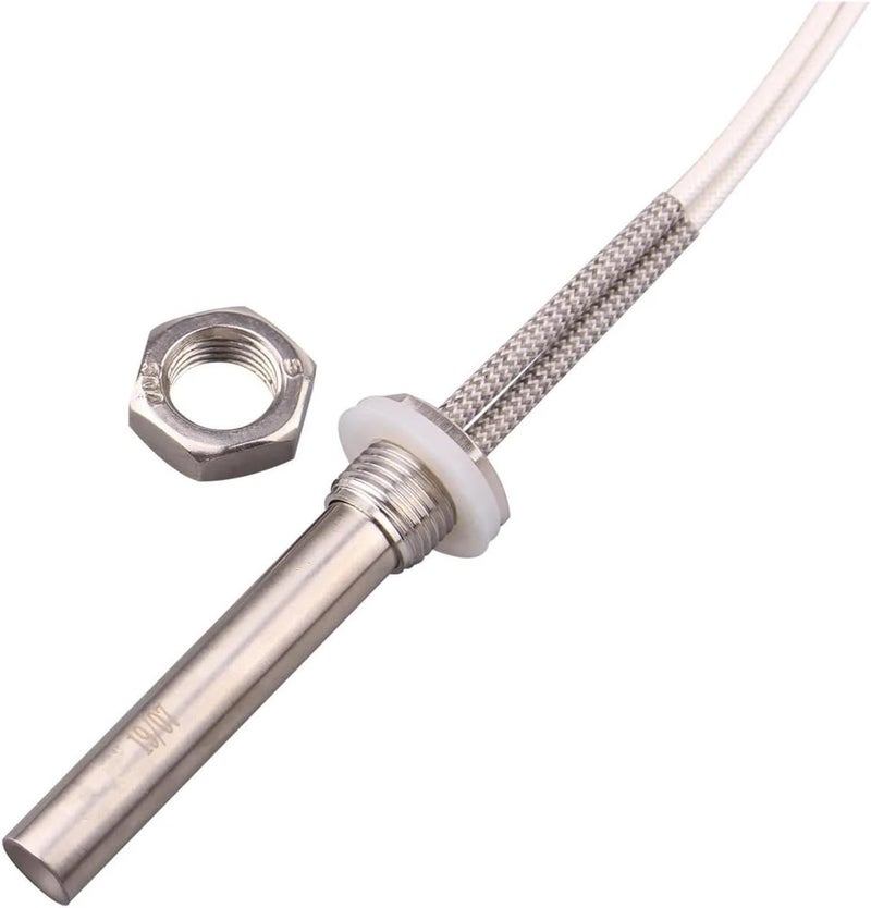 12V Water Heater Element 24V Immersion Cartridge Heating Element M16 Thread Stainless Steel 304 50W/100W/150W/200W/300W(24V,50w 12x100mm) - Image 4