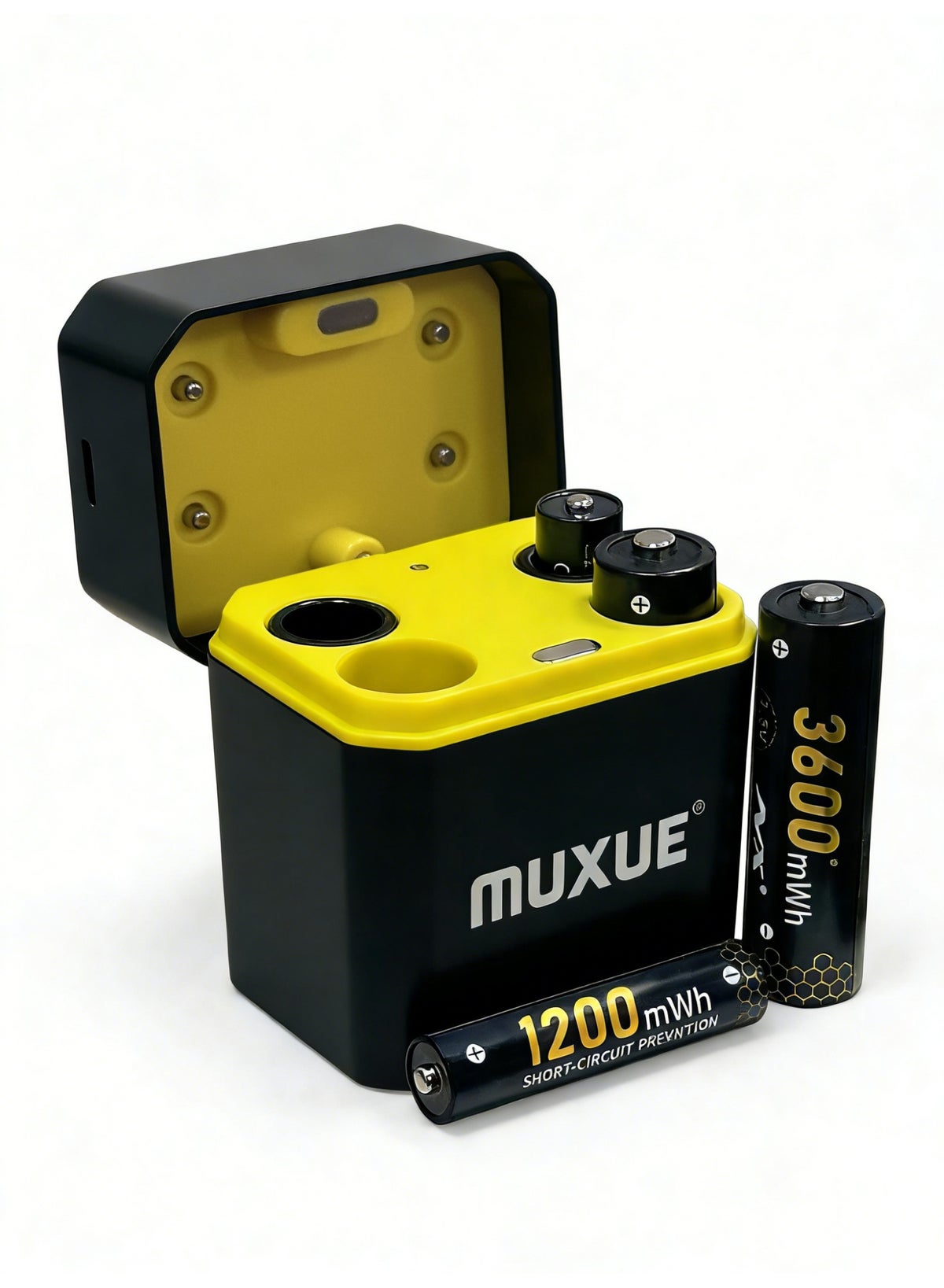 MUXUE MUXUE Rechargeable 2 Aaa And 2 Aa Batteries Lithium With Charger 4 Pack 1200 MWH 1.5 V Z21AFF18A381926F94977Z